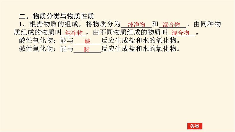 鲁科版高中化学必修第一册2.1.1元素与物质的关系　物质分类与物质性质课件08