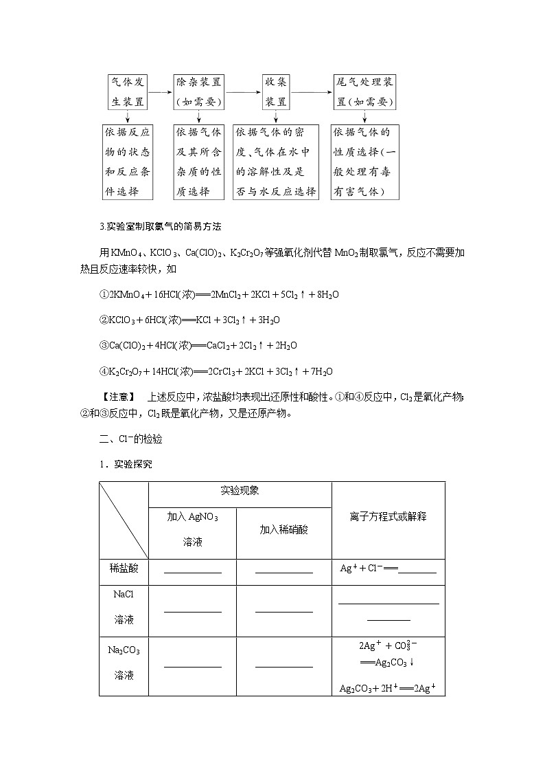 人教版高中化学必修第一册第二章海水中的重要元素——钠和氯导学案+课件03
