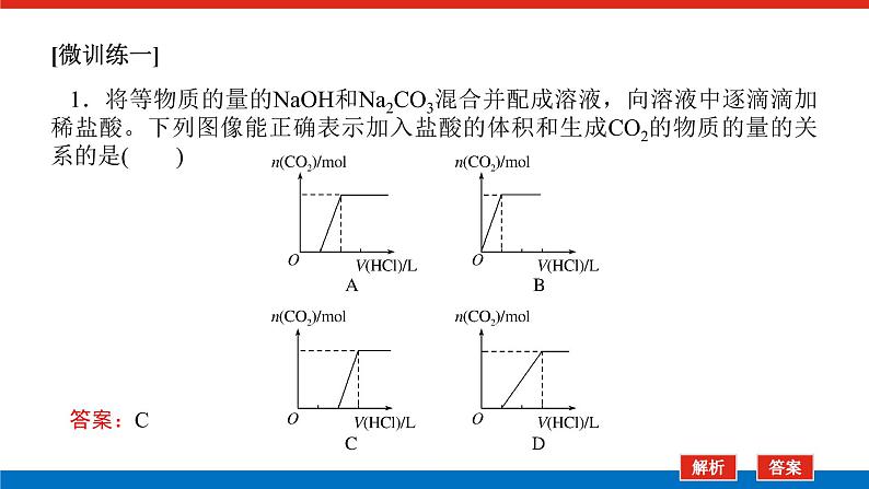 人教版高中化学必修第一册微专题大素养章末导学案+课件06