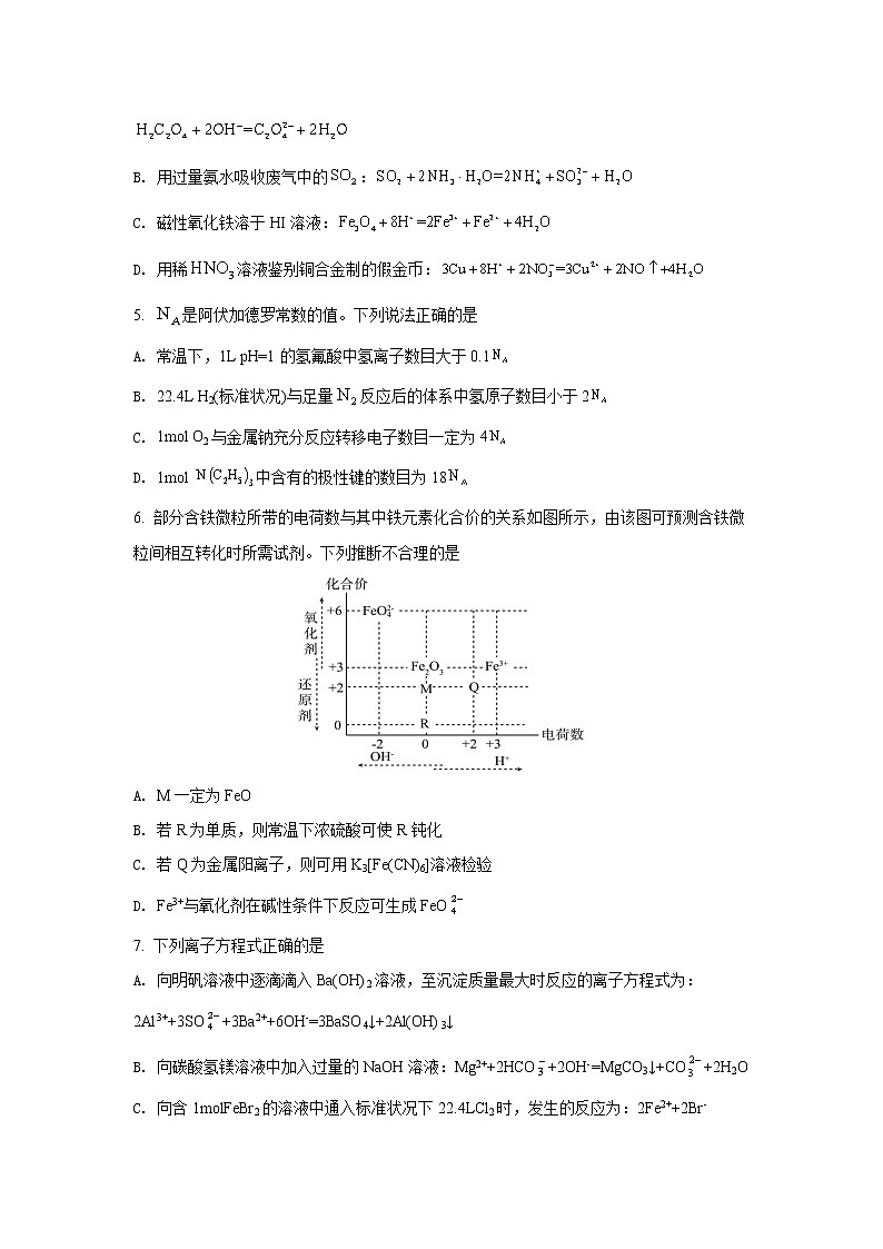 湖南省祁东县育贤中学2022-2023学年高三上学期暑假阶段性开学考试化学试题（Word版含答案）第2页