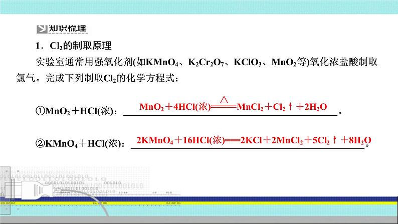 2023届高三化学高考备考一轮复习  氯气的实验室制法、卤素离子的检验课件第5页