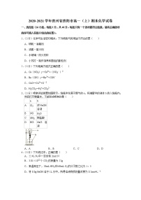 2020-2021学年贵州省贵阳市高一（上）期末化学试卷