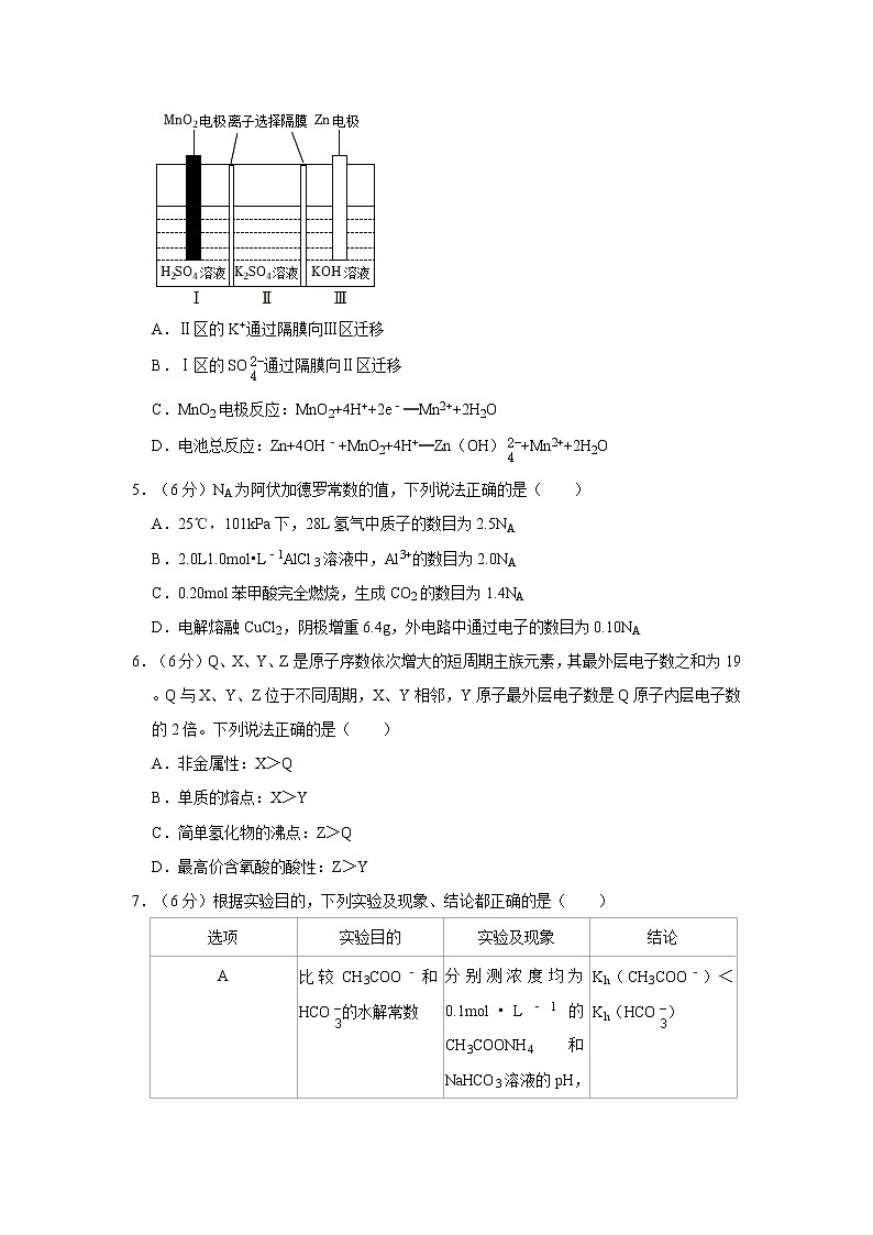 2022年全国统一高考化学试卷（甲卷）第2页