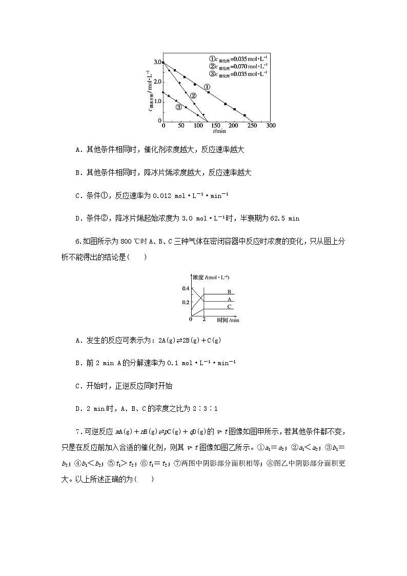 高考化学微专题小练习专练35化学反应速率及影响因素含答案第3页