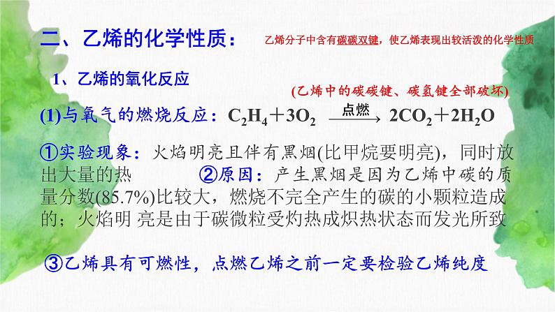 7.2 乙烯和有机高分子材料(第1课时)   (课件)-【备课必备】2022-2023学年高一化学同步优选备课系列（人教版2019必修第二册）第7页