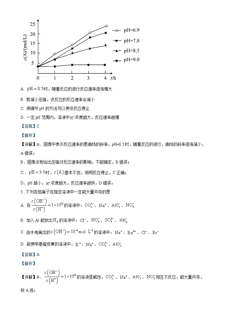 精品解析：重庆南开中学2023届高三上学期9月月考化学试题（解析版）第3页