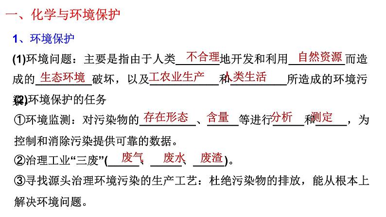 8.3环境保护与绿色化学 课件-浙江大学附属中学高中化学人教版（2019）必修第二册第2页