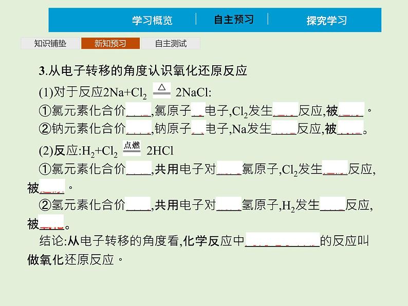 2022年 高中化学 必修第一册 第一章 第三节 氧化还原反应 第1课时　氧化还原反应 精品课件（新人教版）第6页