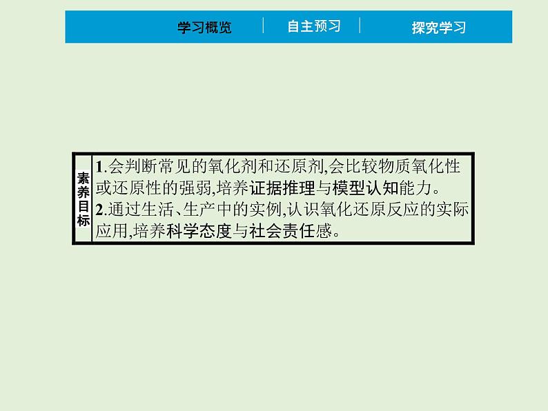 2022年 高中化学 必修第一册 第一章 第三节 氧化还原反应 第2课时　氧化剂和还原剂 精品课件（新人教版）02