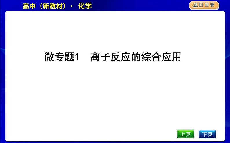 微专题1　离子反应的综合应用第1页