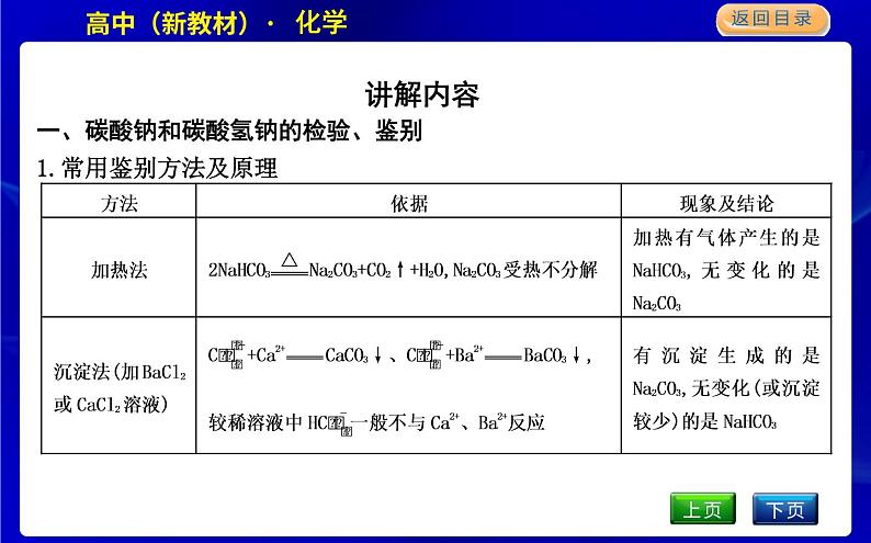 微专题3　碳酸钠和碳酸氢钠的鉴别及转化第2页