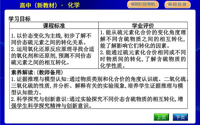 第二单元　硫及其化合物的相互转化第2页