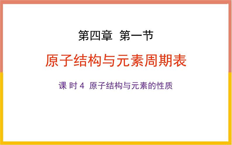 人教版高中化学必修第一册 第四章 第一节 原子结构与元素周期律课件01