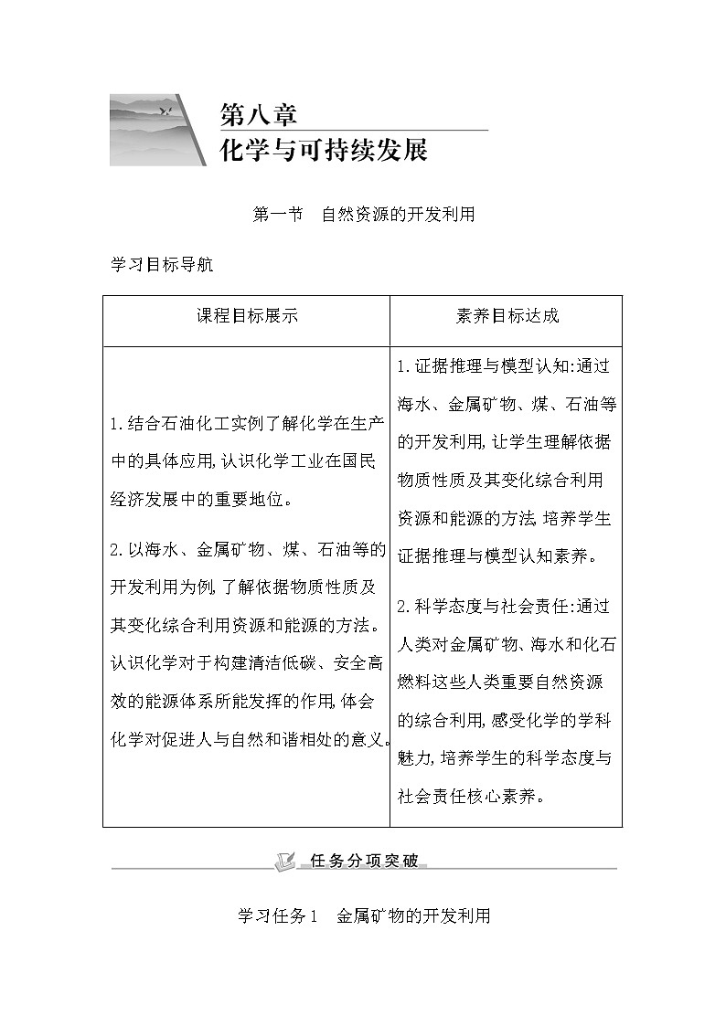 第一节　自然资源的开发利用第1页