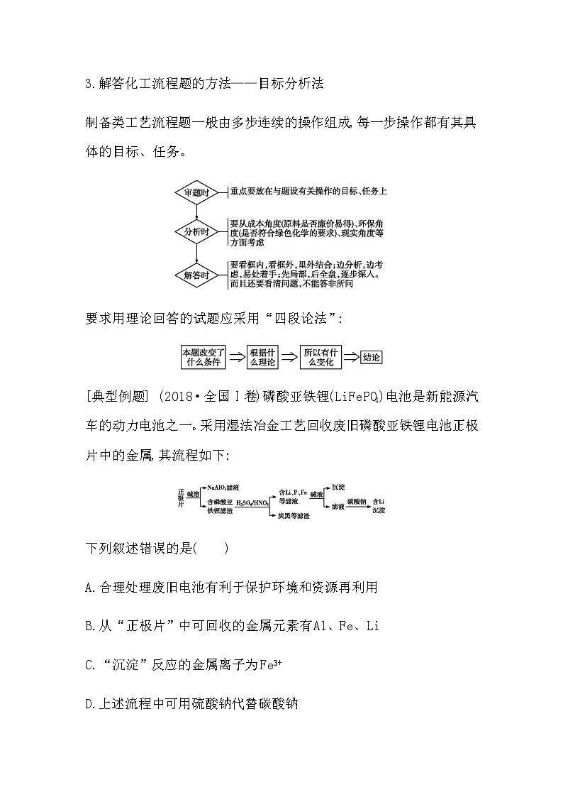 微专题六　浅析化工生产工艺流程—以金属矿物、海水资源开发利用为背景第2页