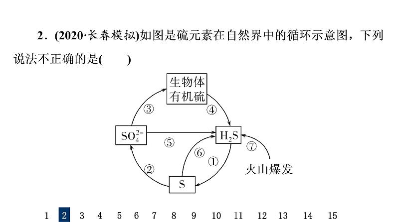 人教版高考化学一轮总复习课时质量评价16硫及其化合物课件第4页