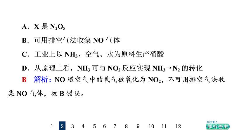 人教版高考化学一轮总复习课时质量评价17氮及其化合物课件第5页