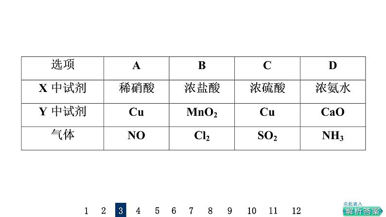 人教版高考化学一轮总复习课时质量评价17氮及其化合物课件第7页