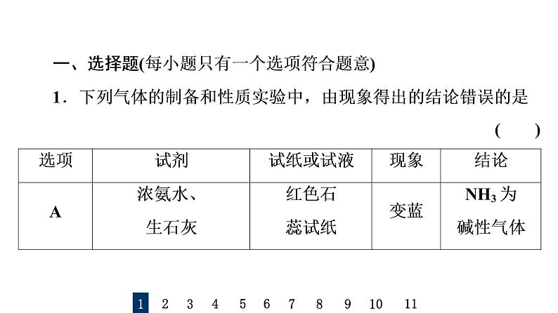 人教版高考化学一轮总复习课时质量评价39化学实验方案的设计与评价课件02