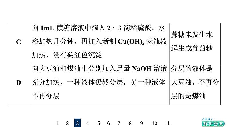 人教版高考化学一轮总复习课时质量评价39化学实验方案的设计与评价课件08