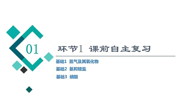 人教版高考化学一轮总复习第5章第2节氮及其化合物课时教学课件第3页