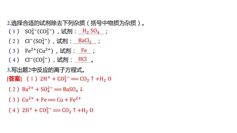 第一章 物质及其变化-第二节 离子反应-第3课时 离子反应（2）第8页