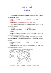 2023年高考化学一轮复习 考点42  核酸 模拟测试