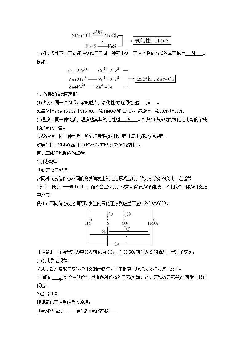 氧化还原反应的基本概念和规律（知识串讲+专题过关）高一化学上学期期中期末考点大串讲第3页