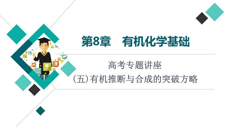 鲁科版高考化学一轮总复习第8章高考专题讲座(五)有机推断与合成的突破方略课件01