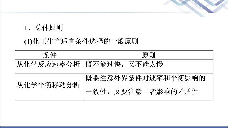 鲁科版高考化学一轮总复习第6章第2节素养提升13化学平衡的调控在化工生产中的应用课件03