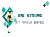 鲁科版高考化学一轮总复习第9章第2节物质的分离、提纯和检验课件