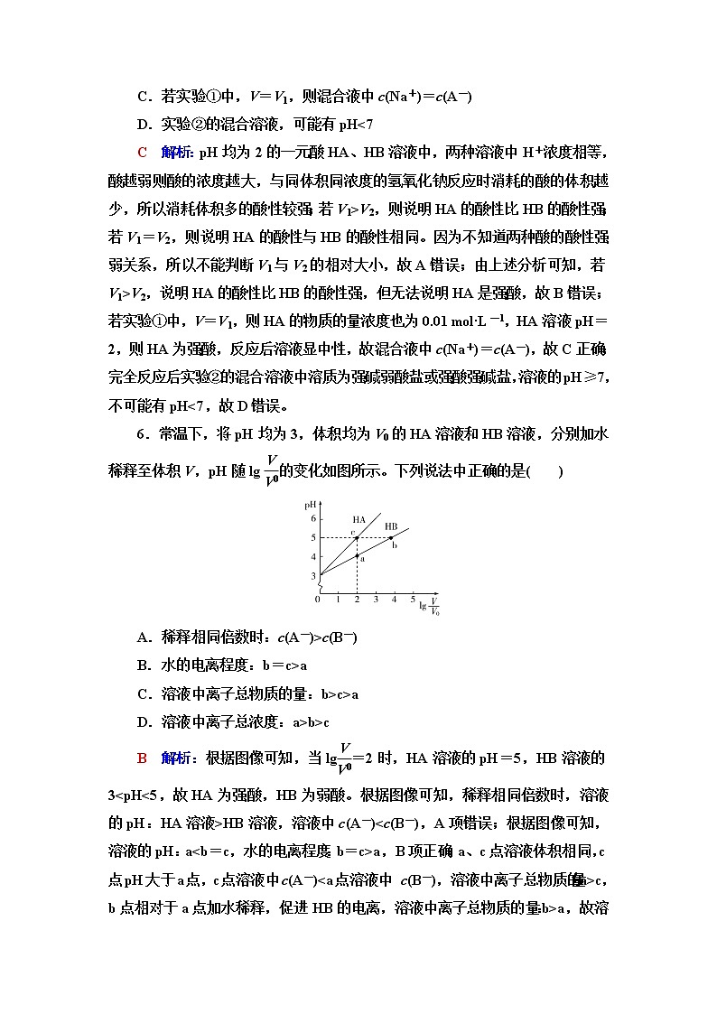 鲁科版高考化学一轮总复习课时质量评价22含答案第3页
