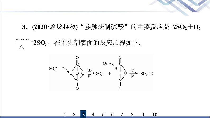 鲁科版高考化学一轮总复习课时质量评价20化学反应速率化学反应条件的优化课件07