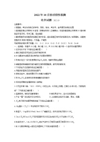 山东省潍坊市（安丘、诸城、高密）三县市2023届高三化学上学期10月联考试题（Word版附答案）