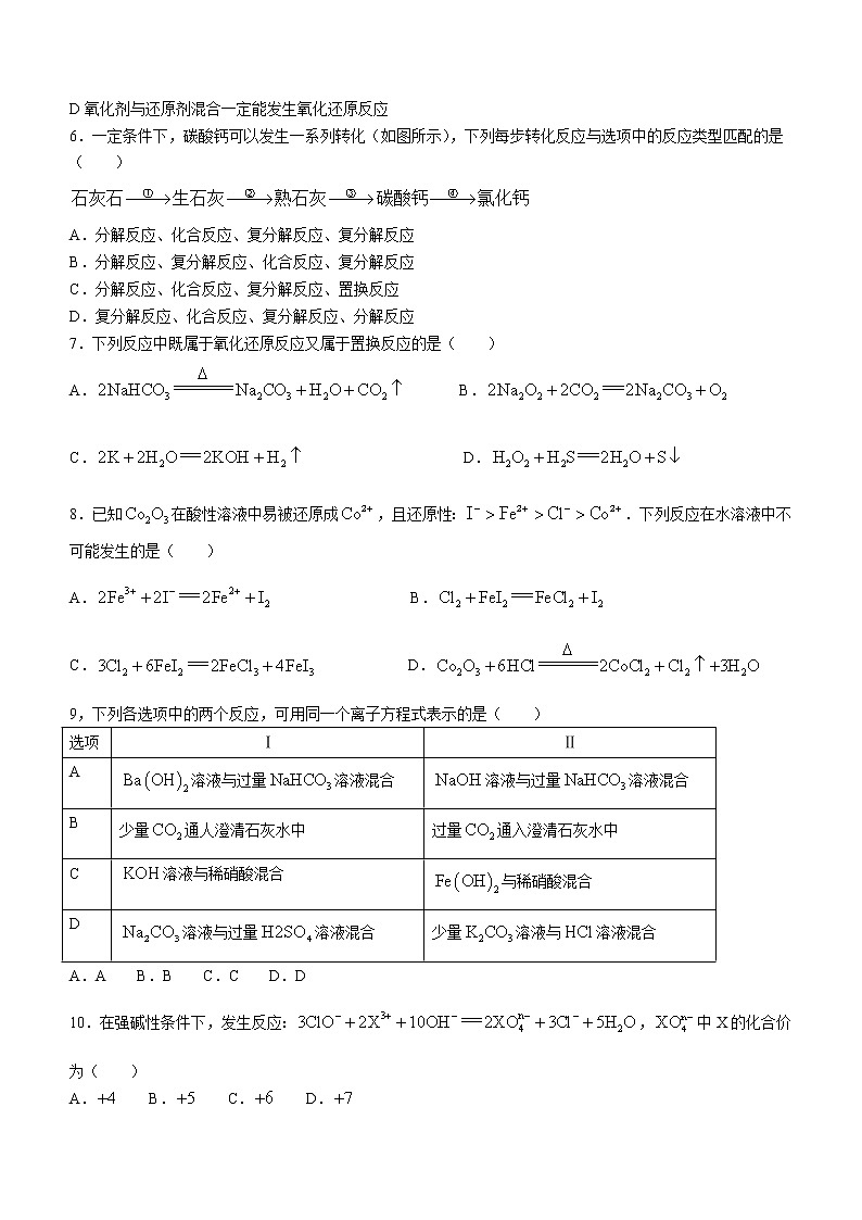 辽宁省协作校2022-2023学年高一上学期第一次月考化学试题（含答案）第2页