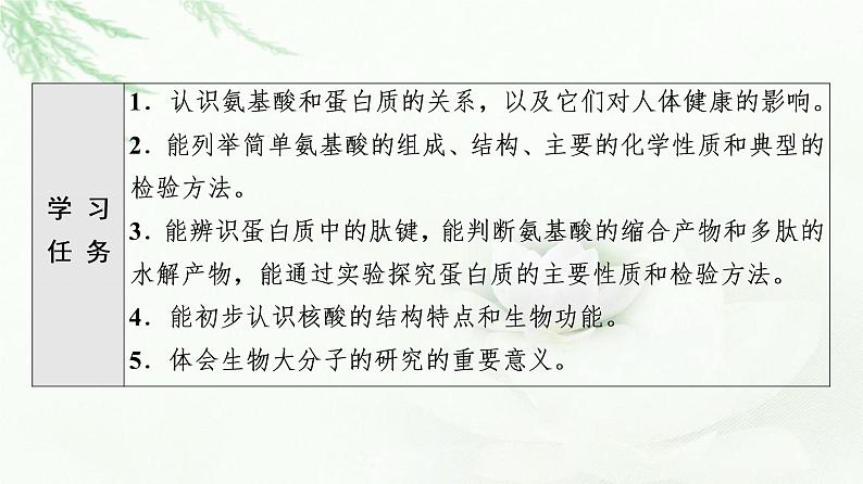 苏教版高中化学选择性必修3专题6第2单元基础课时18蛋白质课件02