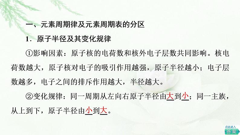 苏教版高中化学选择性必修2专题2第2单元元素性质的递变规律课件04