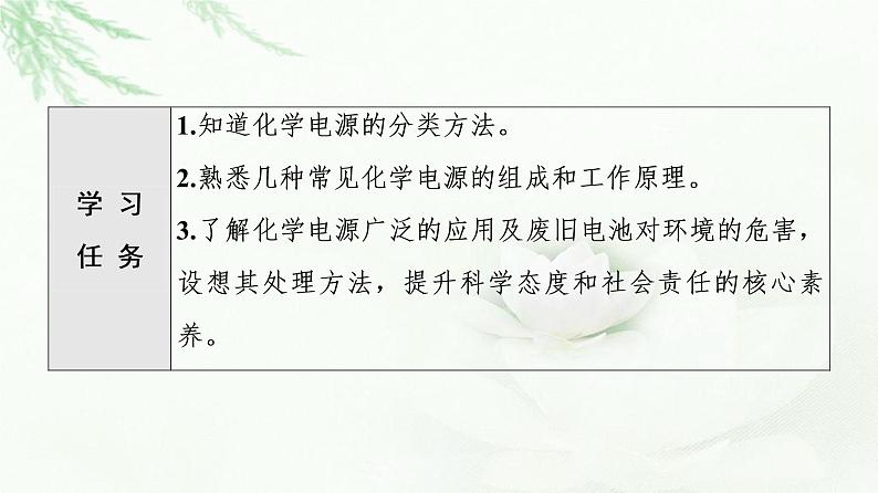 苏教版高中化学必修二专题6第3单元基础课时6化学电源课件02