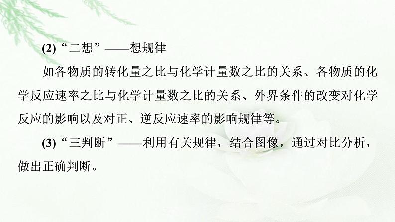 苏教版高中化学必修二专题6第1单元能力课时1化学反应速率和反应限度图像题分析课件07