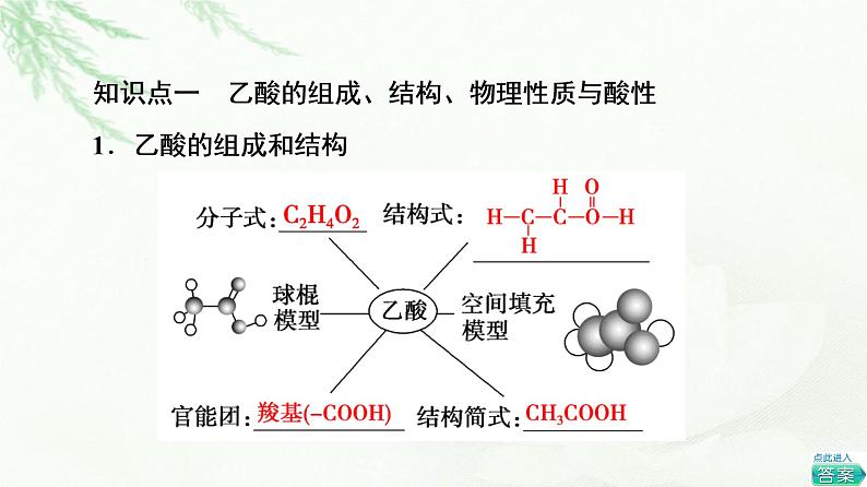 苏教版高中化学必修二专题8第2单元基础课时15乙酸课件04