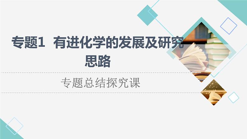 苏教版高中化学选择性必修3专题1专题总结探究课课件01