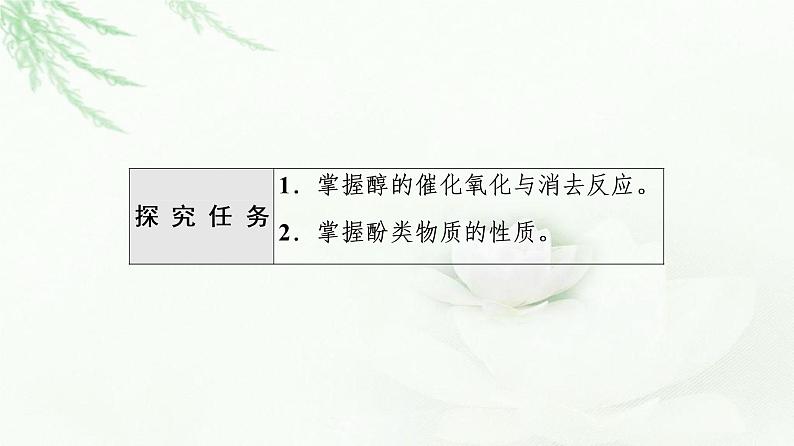 苏教版高中化学选择性必修3专题4第1单元能力课时6醇的催化氧化与消去反应、酚类物质的性质课件02