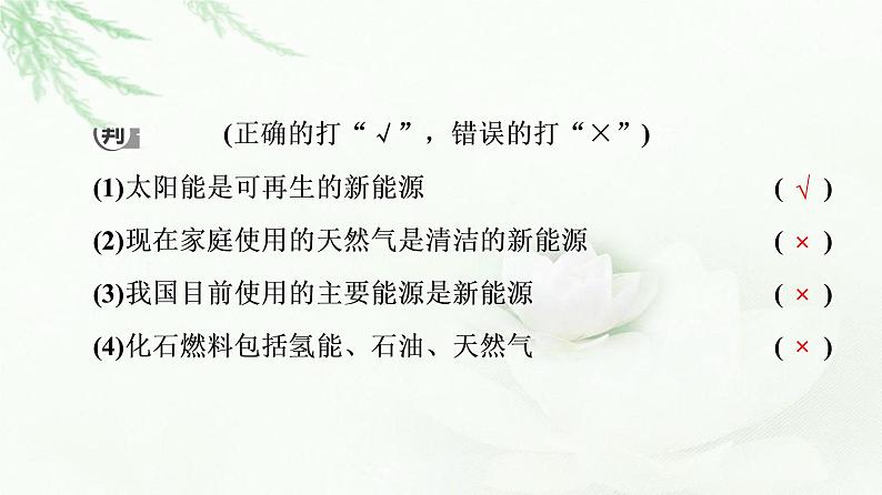 苏教版高中化学选择性必修1专题1第1单元基础课时3能源的充分利用标准燃烧热课件06