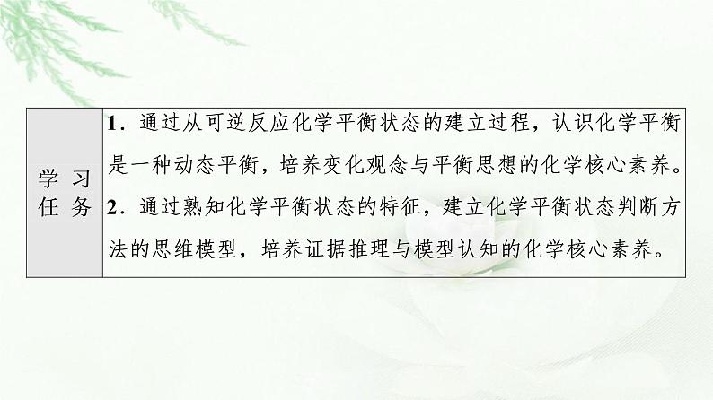 苏教版高中化学选择性必修1专题2第2单元基础课时12化学平衡状态课件02