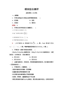 鲁科版高中化学必修第二册模块综合测评含答案