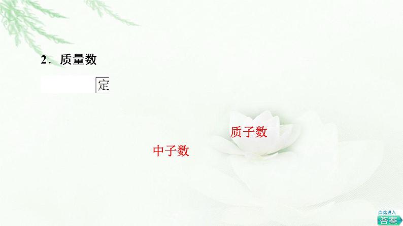 鲁科版高中化学必修第二册第1章第1节基础课时1原子核核素课件第5页