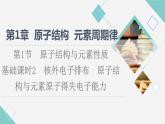 鲁科版高中化学必修第二册第1章第1节基础课时2核外电子排布原子结构与元素原子得失电子能力课件
