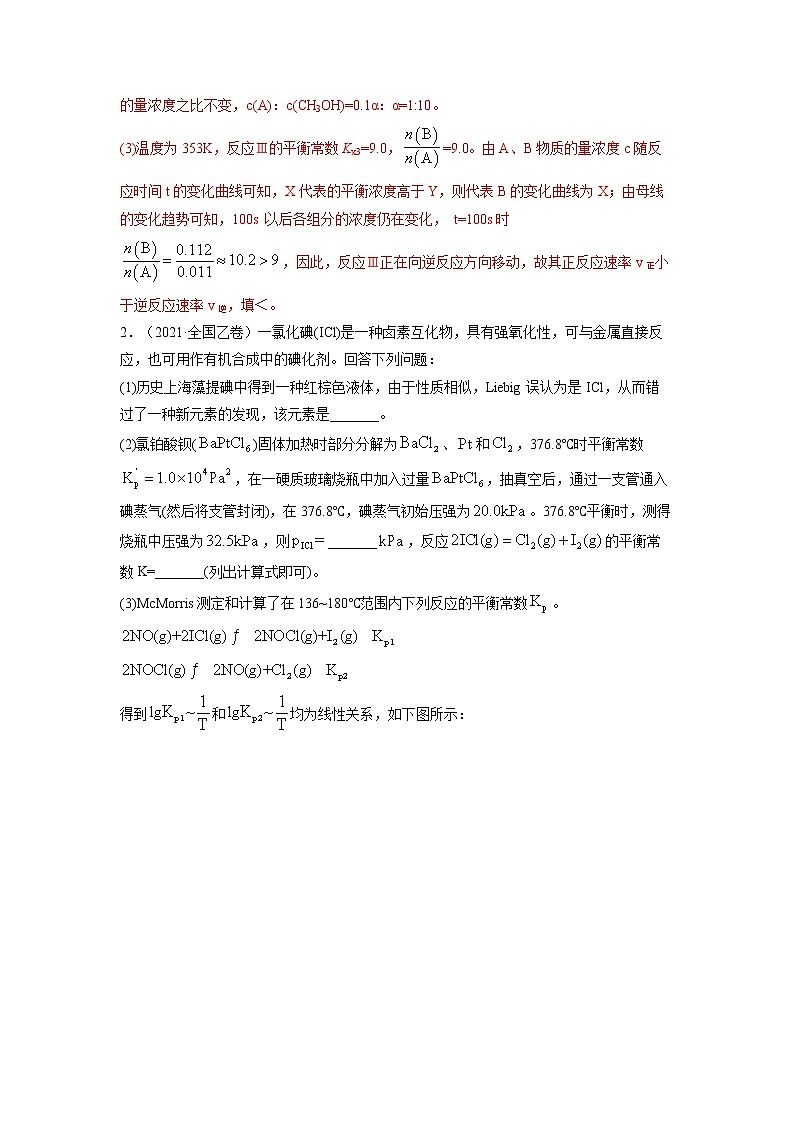 12  化学反应原理综合题—练习(含答案解析)第3页