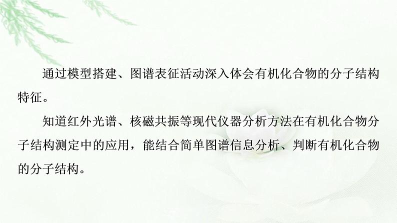 鲁科版高中化学选择性必修3第1章微项目模拟和表征有机化合物分子结构——基于模型和图谱的探索课件02