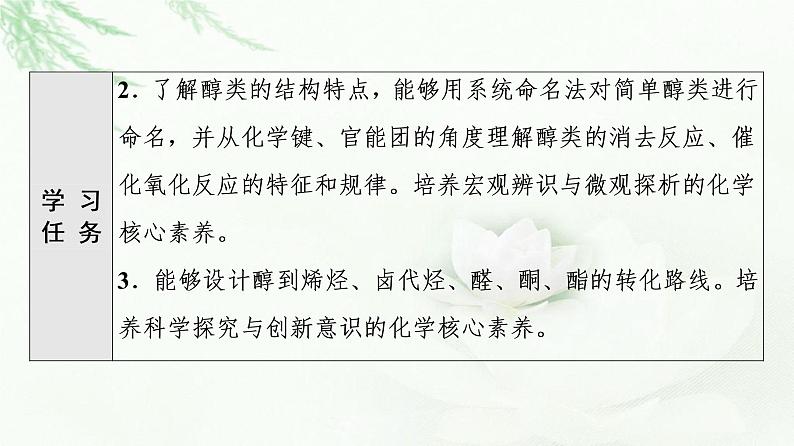 鲁科版高中化学选择性必修3第2章第2节基础课时10醇课件03